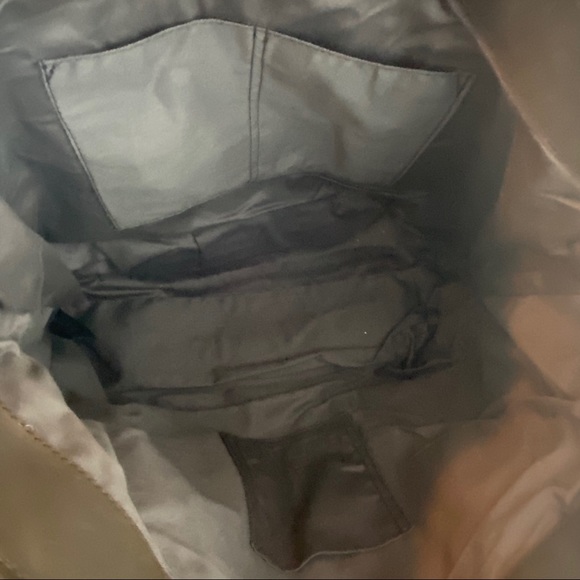 Beryll Black & Brown Canvas Leather Tote with studded design - Picture 8 of 17